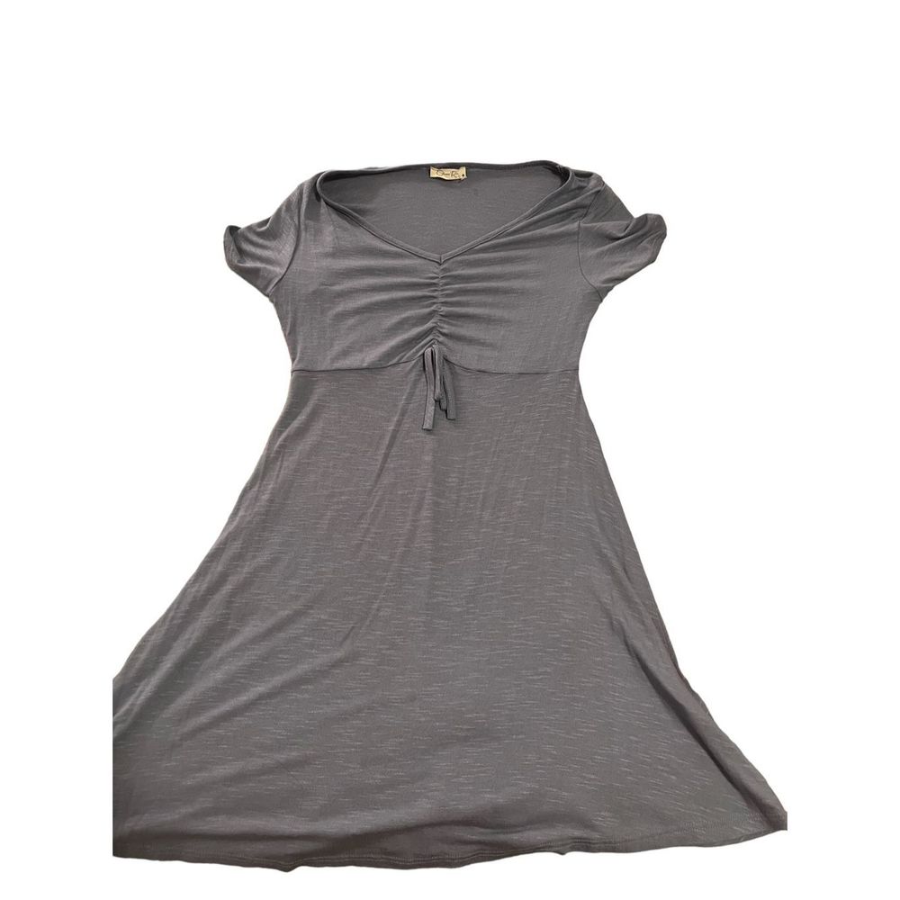 Olive rae grey blue dress